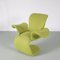 Green Lounge Chair in the style of Olivier Mourgue, 1980s, Image 3