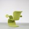 Green Lounge Chair in the style of Olivier Mourgue, 1980s, Image 5