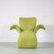 Green Lounge Chair in the style of Olivier Mourgue, 1980s, Image 7