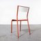 Red Mullca Stacking Dining Chair, 1970s, Set of 6 9