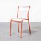 Red Mullca Stacking Dining Chair, 1970s, Set of 6 1