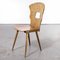 French Light Oak Gentiane Dining Chair from Baumann, 1950s 1