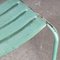 French Green Metal T2 Outdoor Dining Chairs attributed to Tolix, 1960s, Set of 4, Image 8