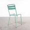 French Green Metal T2 Outdoor Dining Chairs attributed to Tolix, 1960s, Set of 4, Image 9