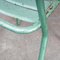 French Green Metal T2 Outdoor Dining Chairs attributed to Tolix, 1960s, Set of 4 3