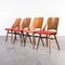 Dining Chairs in Oak by Radomir Hoffman, 1950s, Set of 4 1
