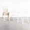 French White T2 Dining Chairs in Metal from Tolix, 1950s, Set of 8 7