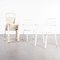 French White T2 Dining Chairs in Metal from Tolix, 1950s, Set of 8, Image 7