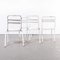 French White T2 Dining Chairs in Metal from Tolix, 1950s, Set of 5, Image 9