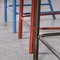 High Laboratory Stacking Chairs from Mullca, 1950s, Set of 3 6