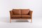Danish Cognac Leather Sofa, Image 1