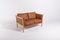 Danish Cognac Leather Sofa 2