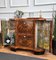 Mid-Century Art Deco Italian Mosaic Dry Bar Cabinet in Walnut and Burl with Mirror, 1940s, Image 7