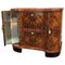 Mid-Century Art Deco Italian Mosaic Dry Bar Cabinet in Walnut and Burl with Mirror, 1940s 9