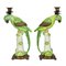 Parrot Candlesticks in Porcelain with Bronze, Set of 2 3