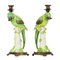 Parrot Candlesticks in Porcelain with Bronze, Set of 2 6