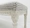 Louis XVI Style Wooden Bench with Carved Rosettes, Belgium 5
