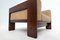 Bastiano Livingroom Set attributed to Tobia Scarpa for Gavina in Wood and Leather, Italy, 1960, Set of 3 3