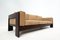 Bastiano Livingroom Set attributed to Tobia Scarpa for Gavina in Wood and Leather, Italy, 1960, Set of 3, Image 9