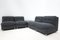 Italienisches Mid-Century Modern Modular Sofa mit Grauem Stoff, 1960er, 3er Set 6