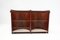 Mueble bar Mid-Century moderno de madera con tiradores de cuero, años 60, Imagen 8
