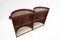Mid-Century Modern Wooden Bar with Leather Handles, 1960s 9