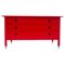Mid-Century Modern Red Chest of Drawers attributed to Carlo di Carli for Luigi Sormani, 1950s 1