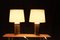 Table Lamps in Ceramic by Bitossi for Bergboms, 1970s, Set of 2 3