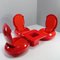 Space Age Egg Chairs & Coffee Table by Peter Ghyczy for Reuter, 1960s, Set of 4, Image 2