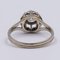 18 Karat Weißgold Solitär Ring mit 0,60 ct Diamant, 1940er 4