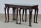 Victorian Nesting Tables in Mahogany, Set of 3, Image 4