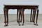 Victorian Nesting Tables in Mahogany, Set of 3 5