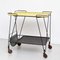 Yellow and Black Trolley attributed to Mathieu Matégot, 1950s, Image 3