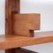 Mid-Century Modern Wall-Mounted Wood Bookshelf by Pierre Chapo, 1960s 9