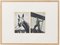 Fiery Crags und Peter Stackpole, Horse & Man, 1940er, Photogravure, Gerahmt 1