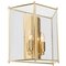 Large Glimminge Wall Lamp in Brushed Brass from Konsthantverk 6