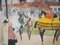 Yves Brayer, Hippodrome d'Auteuil: La Promenade des Chevaux, Original Watercolor, Framed 6