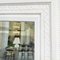 Large Italian Modern Rectangular Mirror with White Wooden Frame, 1990s 7