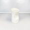 Italian Modern Space Age Stool with Footrest in White Plastic, 1990s 2