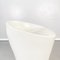 Italian Modern Space Age Stool with Footrest in White Plastic, 1990s 8