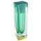 Italian Modern Green Murano Glass Vase, 1970s 1