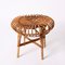 Ottomane ou Tabouret Mid-Century en Rotin et Bambou, Italie, 1960s 15