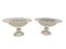 Dutch Crystal Footed Bowls with Diamond and Fan Cut, 1860s, Set of 2 2