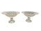Dutch Crystal Footed Bowls with Diamond and Fan Cut, 1860s, Set of 2, Image 2