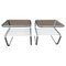 Nightstands in Chrome by Bruno Mathsson, 1974, Set of 2 1