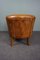 Fauteuil Club en Cuir de Mouton 4