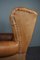 Club chair vintage in pelle di pecora, Immagine 11
