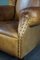 Club chair vintage in pelle di pecora, Immagine 12