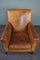 Club chair vintage in pelle di pecora, Immagine 6