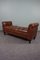 Vintage Chesterfield Leather Bench 3